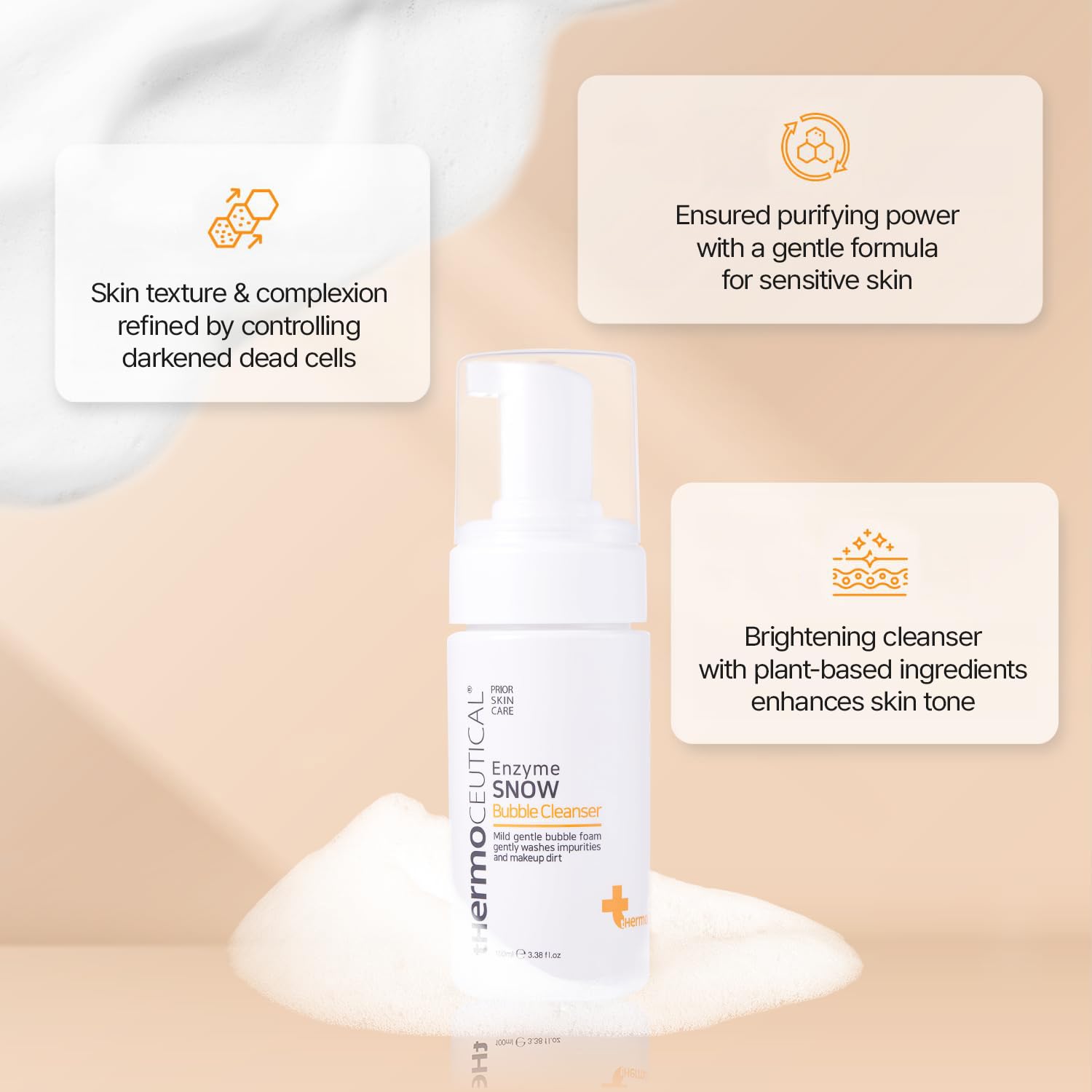 tHermoCEUTICAL Enzyme Snow Bubble Cleanser 100ml