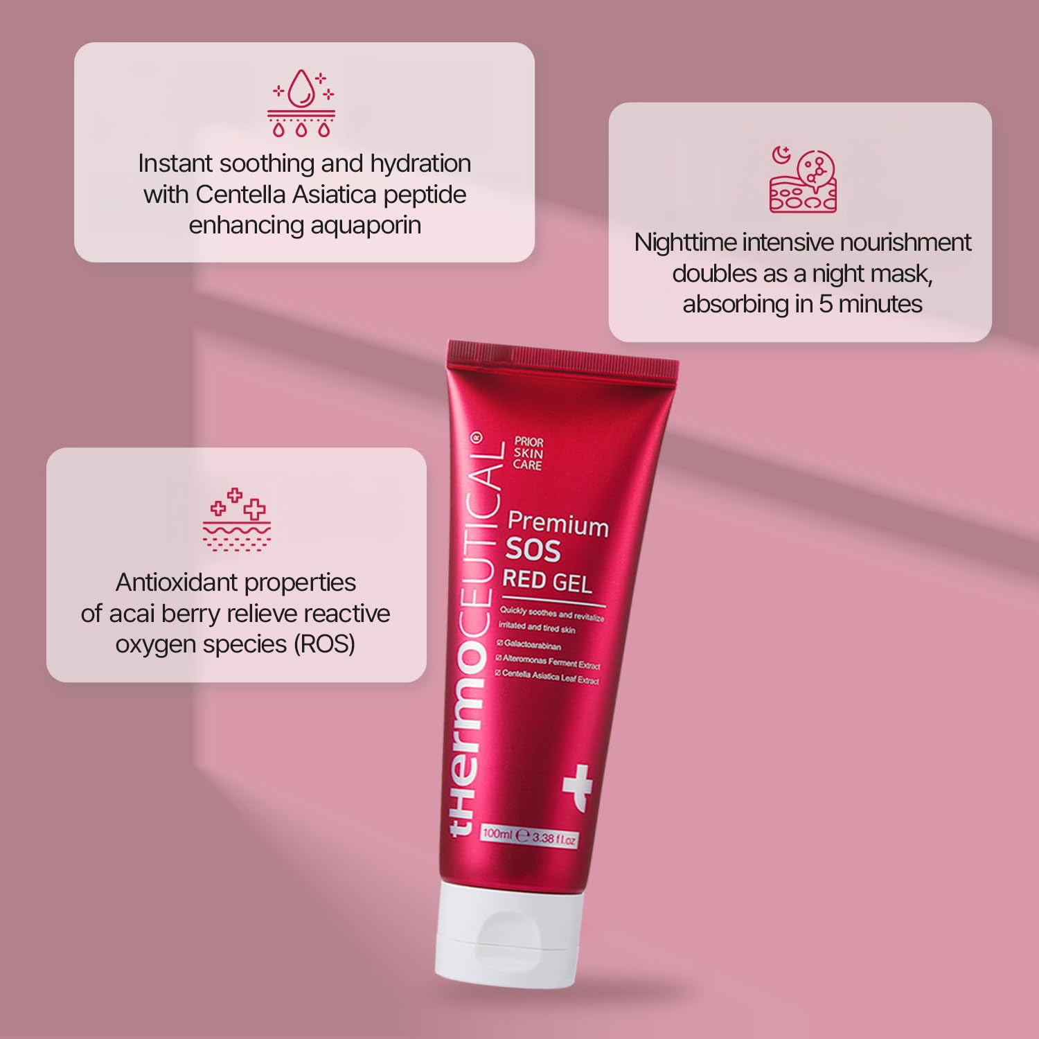 tHermoCEUTICAL Premium SOS Red Gel 100ml