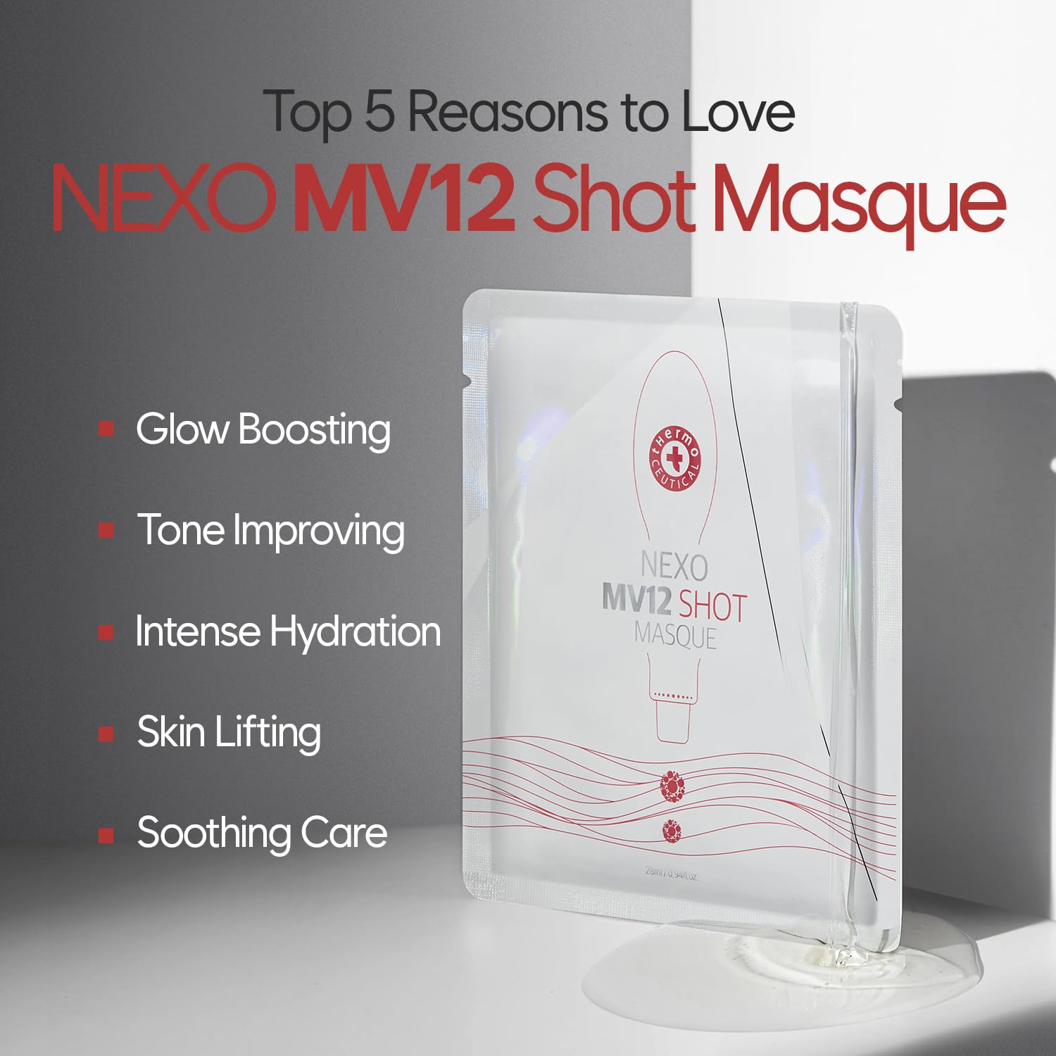 tHermoCEUTICAL NEXO MV12 Shot Masque 28ml × 5ea