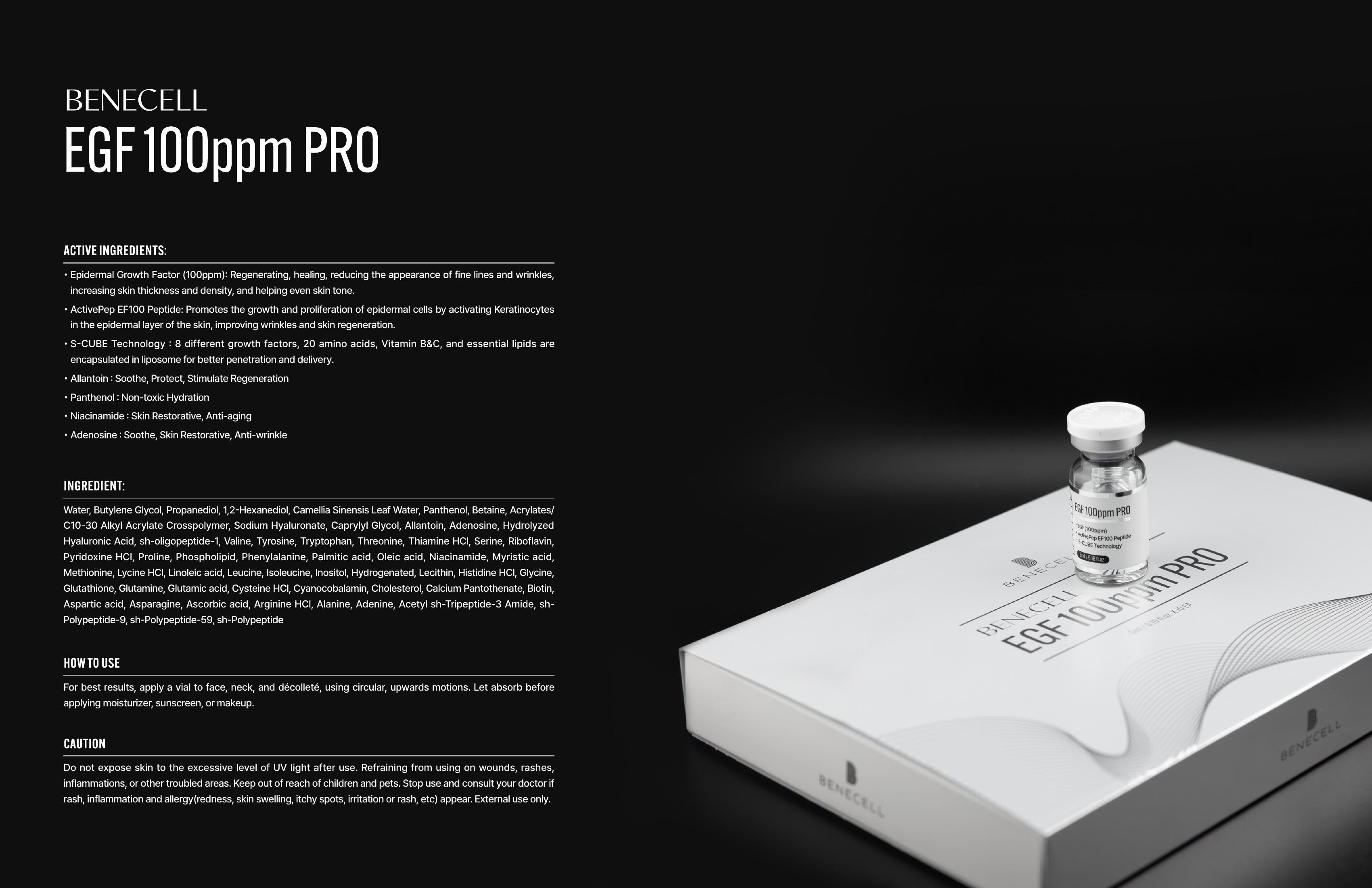 Benecell EGF 100ppm PRO