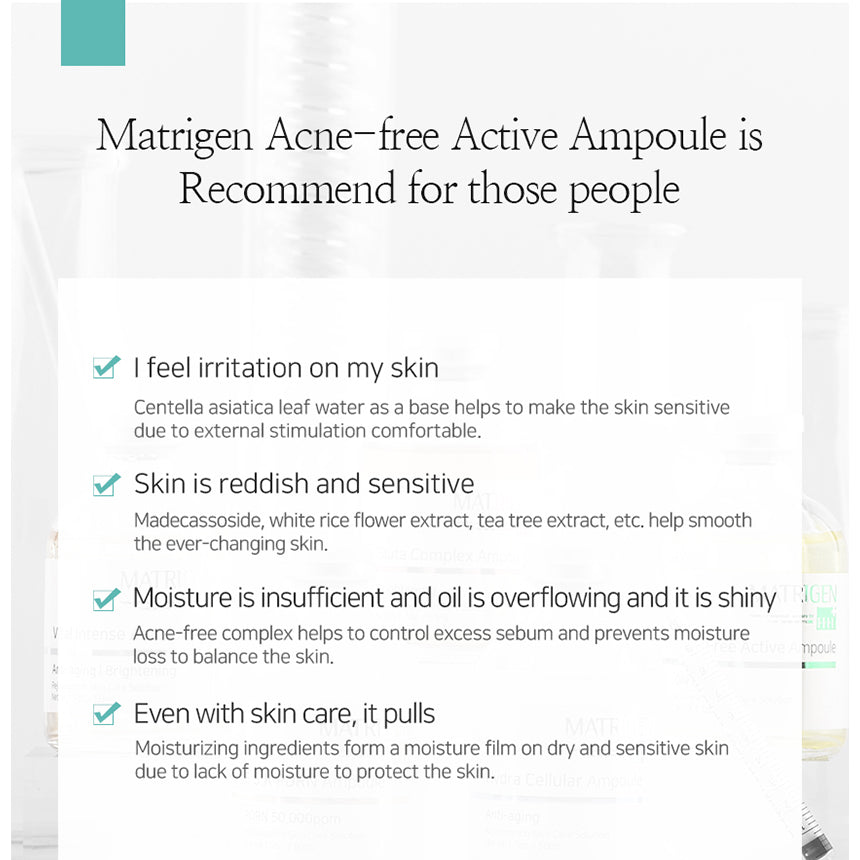 Matrigen Acne Free Active Ampoule