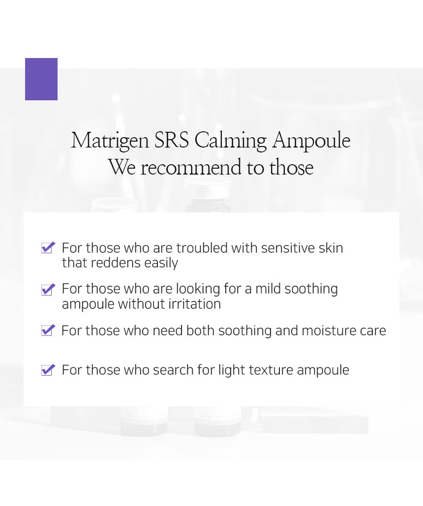 Matrigen SRS Calming Ampoule